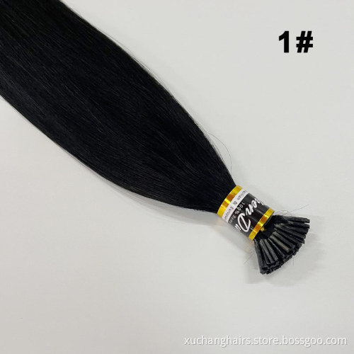 i tip hair extensions wholesale 12A pre bonded blonde itip extension hair brazilian remy natural hair extension human vendors
